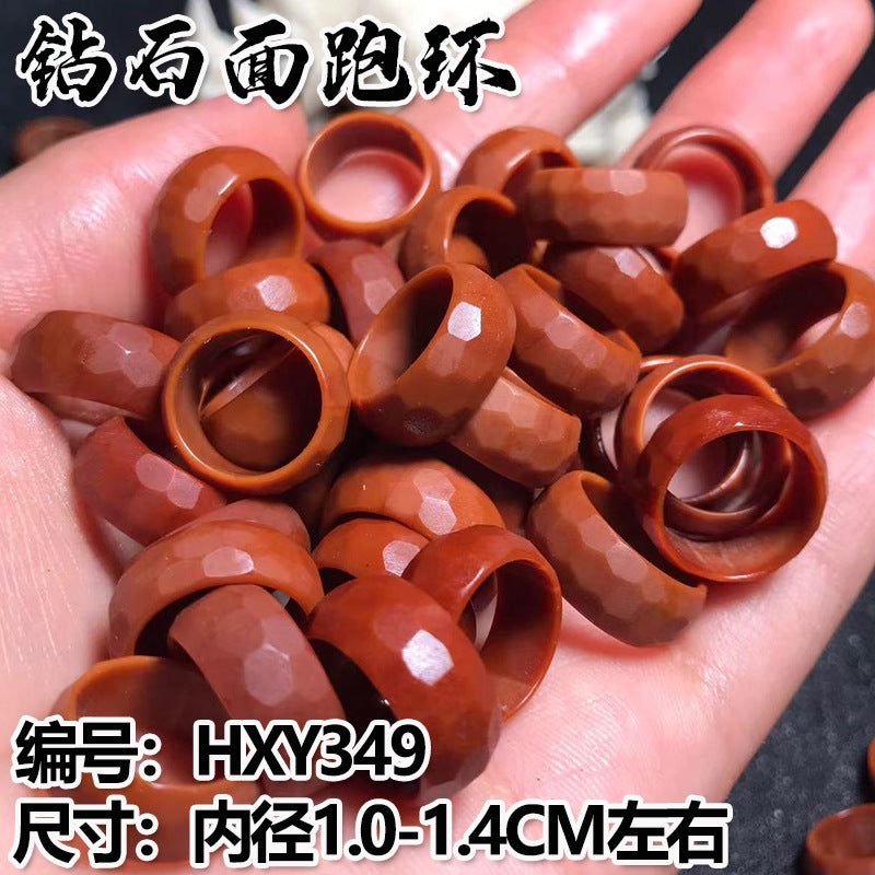 苏州手工核雕光面跑环羽毛回纹如意跑环橄榄核配件文玩小把件现货